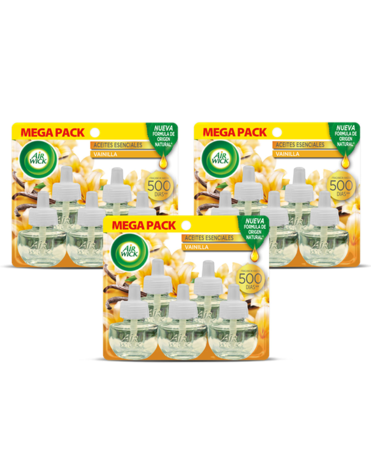 AirWick Recarga Desodorante Electrico Vainilla 3 x 5 unid - Puntolimpieza